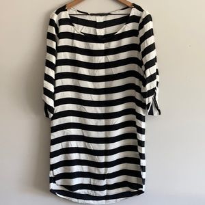 NWOT Zara Oversized Stripe Dress Size M